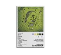 Szzmyo Young Thug Poster So Much Fun Album Poster Decorative Painting Modern Aesthetic Canvas Poster Bedroom Art Living Room Decoration Poster 20x30inch(50x75cm) Unframe-Style