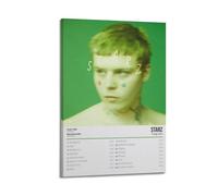 Szzmyo Yung Lean Poster Starz Album Poster Decorative Painting Modern Aesthetic Canvas Poster Bedroom Art Living Room Decoration Poster 12x18inch(30x45cm) Frame-Style