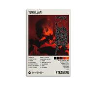 Szzmyo Yung Lean Poster Stranger Album Poster Decorative Painting Modern Aesthetic Canvas Poster Bedroom Art Living Room Decoration Poster 16x24inch(40x60cm) Unframe-Style