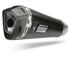 T.021.LDRC - Exhaust Muffler MIVV DELTA RACE Black TRIUMPH SPEED TRIPLE (18-20)