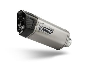 T.025.LR1T - Exhaust Muffler MIVV SR-1 TRIUMPH SPEED TRIPLE 1200 (21-23)