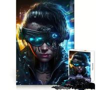 T 1000 Robot Girl 1000 Piece Jigsaw Puzzles for Adults Jigsaw Thought Toy Indoor Fun Accurate Edge Art Collectible (50x75cm)