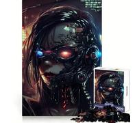 T 1000 Robot Girl 1000 Piece Jigsaws for Teenagers Puzzle Memory Gain Relaxing Fun Design Assembly Warm Surprise (38x52cm)