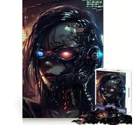 T 1000 Robot Girl 1000 Piece Jigsaws for Teenagers Puzzle Strong Logic Toy Relaxed Mind Clear Edge Bday Surprise (38x26cm)