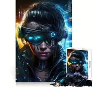 T 1000 Robot Girl for Adults 1000 Piece Jigsaw Puzzle Pure Logic Toy Peaceful Time Sharp Cut Heartfelt Gift (38x52cm)