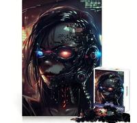 T 1000 Robot Girl Jigsaw Puzzles for Teenagers 1000 Brain Workout Toy Simple Fun Image Assembly Cherished Gift (50x75cm)