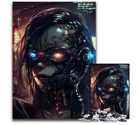T 1000 Robot Girl Puzzles 1000 Pieces for Adults Paper Puzzles Adult Game Gift Family Interactive Game Brain Challenge Gift 1000 PCS(38x26cm)