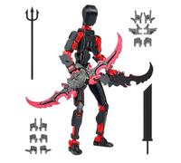 T 13 Action Figure, Multi-Jointed Movable Robot Figures, Printed Action Figures, 13 Action Figures Activity Robot, Aesthetic Home Decor for Kids Adult Game Lovers