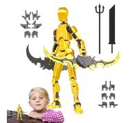 T 13 Action Figure, Multi-Jointed Movable Robot Figures, Printed Action Figures, 13 Action Figures Activity Robot, Aesthetic Home Decor for Kids Adult Game Lovers
