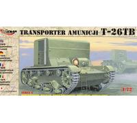 T-26 TB - WW II SOVIET ARMOURED AMMO CARRIER & APC #72607 1/72 MIRAGE