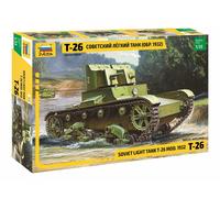 T-26 Version 1932 Tank 1:35 Plastic Model Kit ZVEZDA