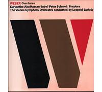 T 332 Weber Overtures Vienna Symphony Orchestra Leopold Ludwig LP