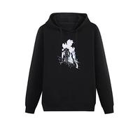 T-33B Anime Sung Jin-woo Arrival Text Solo Leveling Print Hoody Unisex Ptinted Hoodies Long Sleeve Men's Hooded with Pocket Black L
