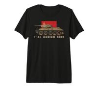 T-34 Medium Tank Soviet WWII Armored Vehicle Premium T-Shirt