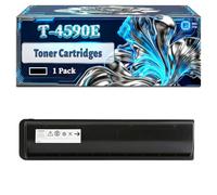 T-4590E Toner Cartridges Compatible for Toshiba E-Studio 206L 256 306 356 456 Printers, With Chip Large Capacity 46000 Pages (1 Pack Black)