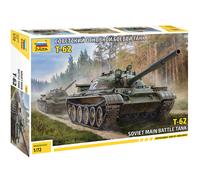 T-62 Soviet Main Battle Tank 1:72 Plastic Model Kit ZVEZDA