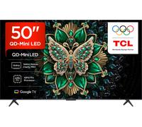 TCL 50C6K-UK 50 Inch QD-Mini LED TV, 4K HDR Premium 1000nits, Smart TV Powered by Google TV (Dolby Vision IQ & Atmos, 144Hz Motion Clarity Pro)