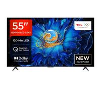 TCL C6KS 55" 4K Ultra HD QLED Smart Google TV - 55C6KS-UK, Silver