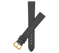 T A Genuine Leather Brown Leather Double Extra Long Watch Strap 18mm, 20mm, and 22mm. (18mm, Silver)