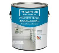 T A Paints Ltd Universal Floor Paint Hardwearing Industrial Floor Coating Suitable for Metal Wood Concrete & Brick Ideal for Garages & Factories (1L BS 00 A 09 Grey)