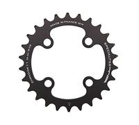 T.A. Specialites Spécialités TA Chinook 104/64pcd 4 Arm 10/11 Speed Chainring, Black, 22T Inner
