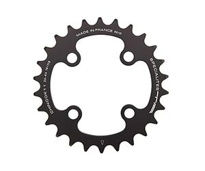 T.A. Specialites Spécialités TA Chinook 104/64pcd 4 Arm 10/11 Speed Chainring, Black, 22T Inner