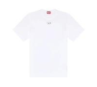 T-Adjust-Od T-shirt with metallic Oval D - male - Diesel - T-Shirts - White - S - Tops S