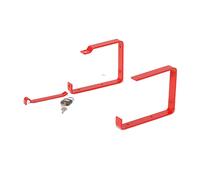 TB Davies 1400-034, Steel Wall Brackets, Supplied with Padlock, for Small to Medium Extension Ladders