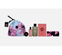 T BAKER sleep essentials Gift Set Style out sleep Floral Pouch, Peony Camellia body spray, relaxing bath foam, Jasmine & Lime Blossom Whipped oil - TED B luxurious collection