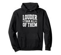 T Ball Dad Louder Than Other Dads Combined Game Day Loud Pullover Hoodie