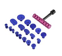 T Bar Car Body Panel Paintless Dent Removal Repair Tool, Dent Puller Kit with 18Pcs Puller Tabs, Professional Auto Dent Repair Lifter for Automobile, Refrigerator, Motorcycle, Wash