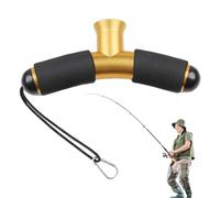 T-Bar Fishing Rod Cushion - Fishing Fighting Stand up T-Shaped Holder,Fighting Bracket Without Belt, Fishing Rod Rack Gimbal Pad, Fishing Accessories
