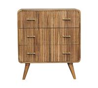 T-bar Ridged Chest of Drawers