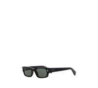T-Bar Rivet Panthos Sunglasses - female - Alexander McQueen - Sunglasses - Black - ONE SIZE - Accessories ONE SIZE