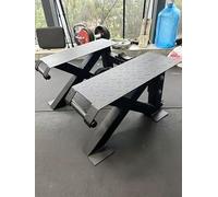 T-Bar Rowing Table Aerobic Step Platform Deadlift Belt Squat Platform Hamstring Curl and Glute Training Bench Durable Fitness Accessory Equipment