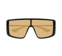 T-Bar Visor Sunglasses - female - Alexander McQueen - Sunglasses - Black - ONE SIZE - Accessories ONE SIZE
