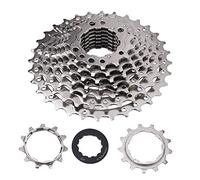 T best Bike Freewheel, 9/10/11/12 Speed 32/36/42/46T Road Bike Freewheel Cassette Sprocket Replacement Accessories(9S 11-32T)