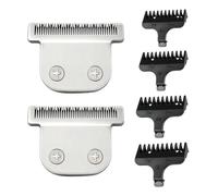 T-Blade & Comb Kit for Wahl Trimmers, Includes 1.5mm 3mm 5mm 6.5mm Combs & 2 Replacement Blades, Compatible with Wahl 9864 9864SS 9686 9818A 9854L 9876L WSS3L SS2L Etc