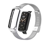 T-BLUER Compatible for Xiaomi Mi Band 7 Pro Strap,Mi Band 7 Pro Stainless Steel Metal Replacement Band Straps Watchband Accessories for Miband 7 Pro Smart Bracelet