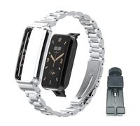 T-BLUER Compatible for Xiaomi Mi Band 7 Pro Strap,Mi Band 7 Pro Stainless Steel Metal Replacement Band Straps Watchband Accessories for Miband 7 Pro Smart Bracelet