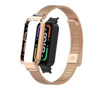 T-BLUER Compatible for Xiaomi Redmi Smart Band Pro Strap,Redmi Smart Band Pro Stainless Steel Metal Replacement Bands Straps Watchband Accessories for Xiaomi Redmi Smart Band Pro Bracelet