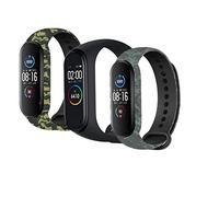 T-BLUER Compatible with Xiaomi Mi Band 7 Strap,Mi Band 6 Silicone Colorful Replacement Bands Wristband for Xiaomi Mi Band 5,No Tracker Included