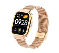 T-BLUER Compatible with Xiaomi Redmi Watch 4 Strap,Stainless Steel Metal Replacement Bracelet Band Accessories for Redmi Watch 4 Smartwatch, FG1 Rose Gold