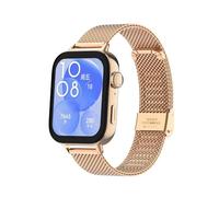 T-BLUER Watchband Compatible with Huawei Watch Fit 3 Strap,Stainless Steel Metal Band Replacement Bracelet for Huawei Watch Fit 3 Woman Man