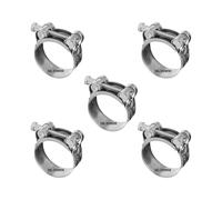 T Bolt Hose Clamps，5 Pieces 36-39MM Durable Exhaust Clamp Set, Hose Clips & Bolt Clip - Piping Secure Reliable Connection for Various Applications