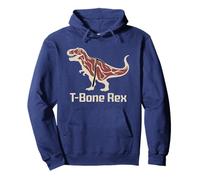 T-bone Steak Dino Tbone T Bone Meat Beef Dinosaur Foodie Pullover Hoodie