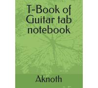 T-Book of Guitar tab notebook