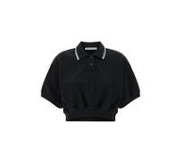 T BY ALEXANDER WANG Intarsia Collar Polo Shirt S