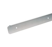 T&C™ 38mm-40mm Kitchen Worktop Finishing Profiles 10mm Radius Top & Bottom - Hand Finished - Polished Chrome Effect Finish (665mm Long Breakfast Bar End Cap)