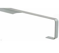 T&C™ 38mm-40mm Kitchen Worktop Finishing Profiles 3mm Radius Top & Bottom - Hand Made - Satin Silver Finish (900mm Long in-Line Straight Joint)